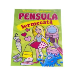 Carte de colorat Pensula fermecata Papusa 2