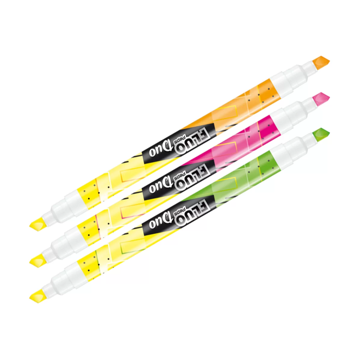 Set textmarkere MAPED Duo, 3 bucati, 4 culori