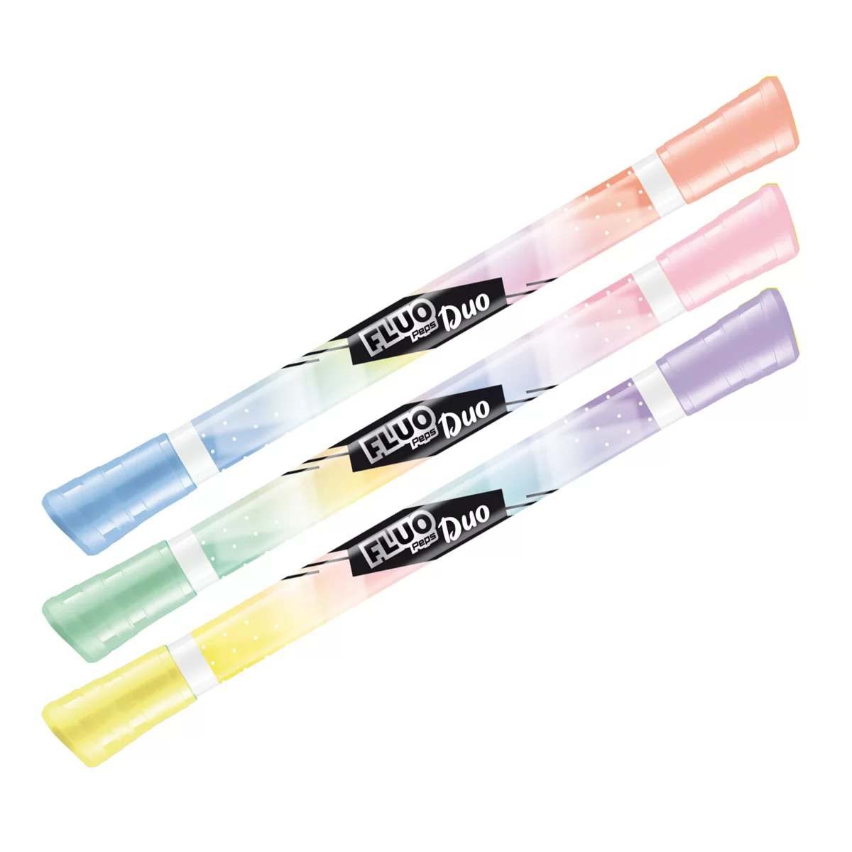 Set textmarkere MAPED Duo Pastel, 3 bucati, 6 culori