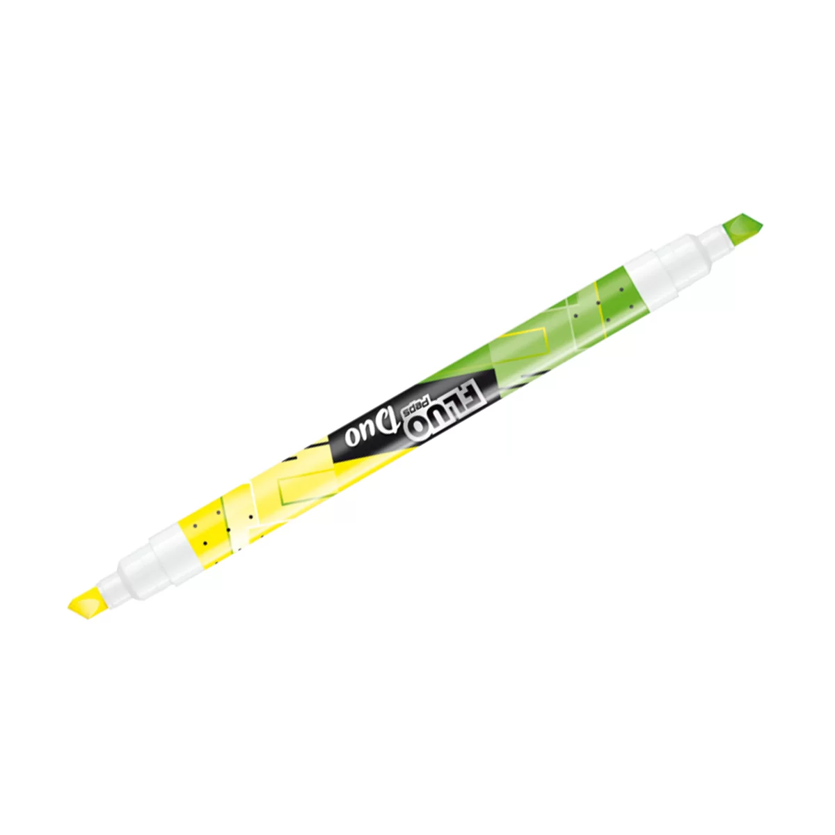 Textmarker MAPED Duo, 1-5mm, galben/verde