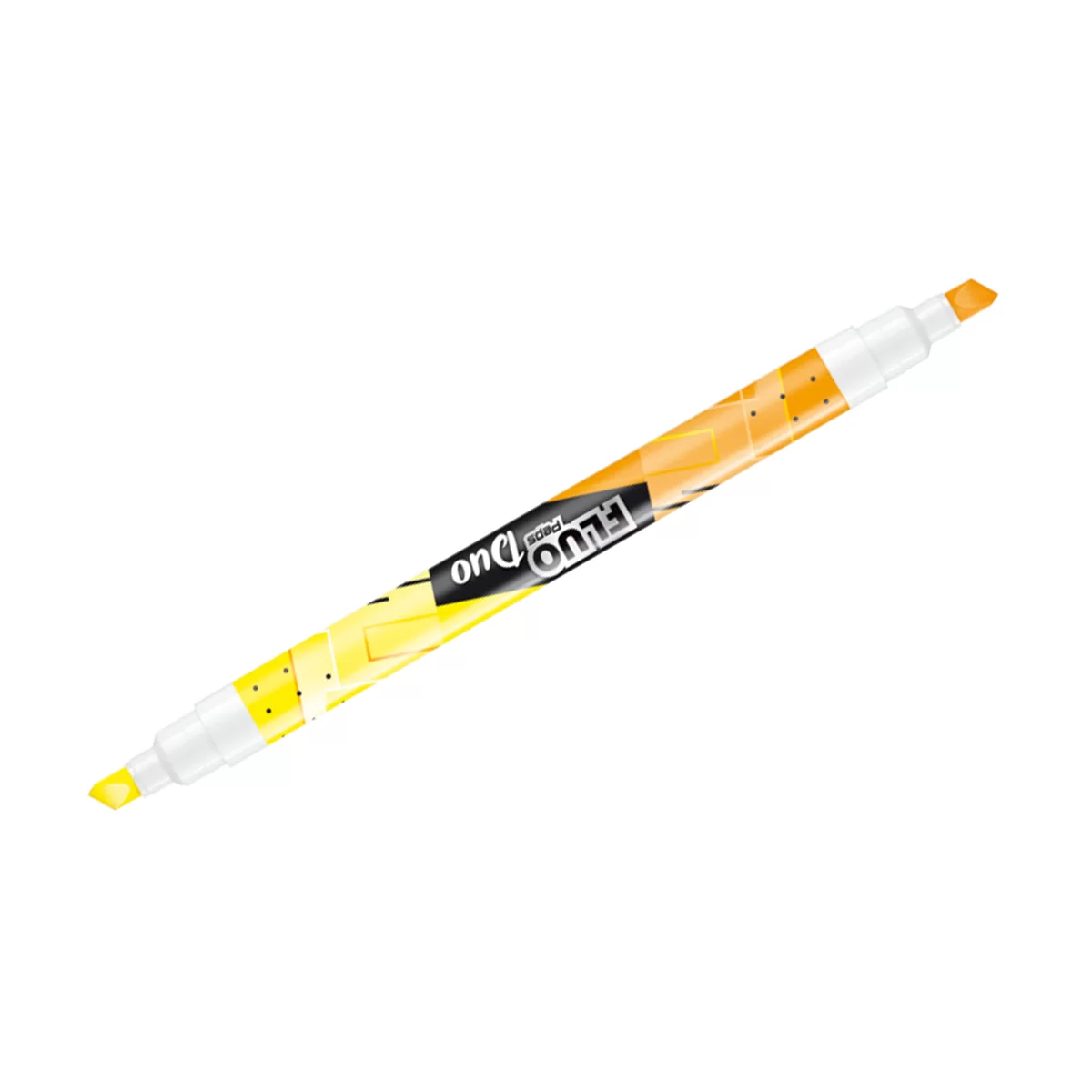 Textmarker MAPED Duo, 1-5mm, galben/oranj