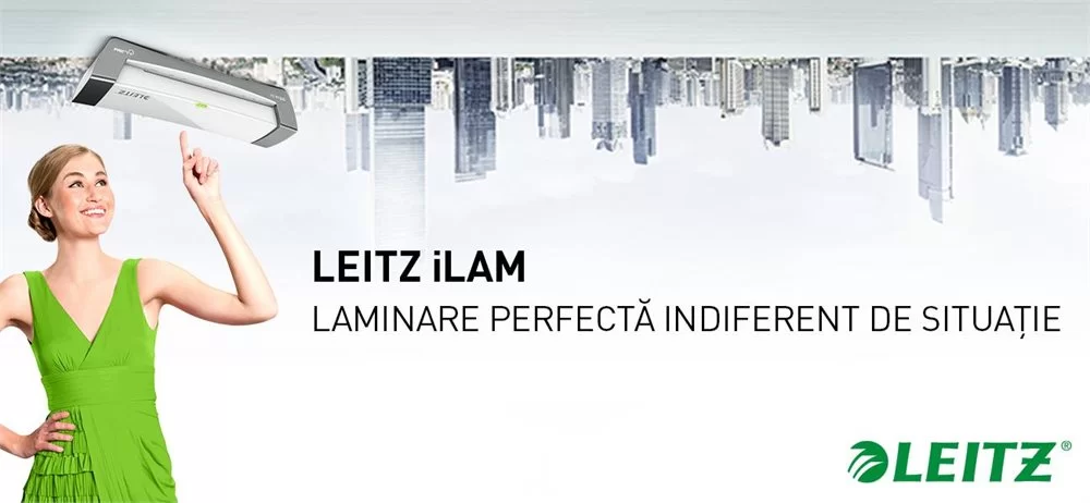 Laminator LEITZ iLam, 80-125 microni, A4, roz