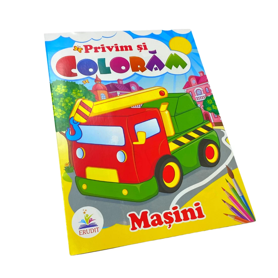 Carte de colorat Privim si coloram Mijloace de transapor