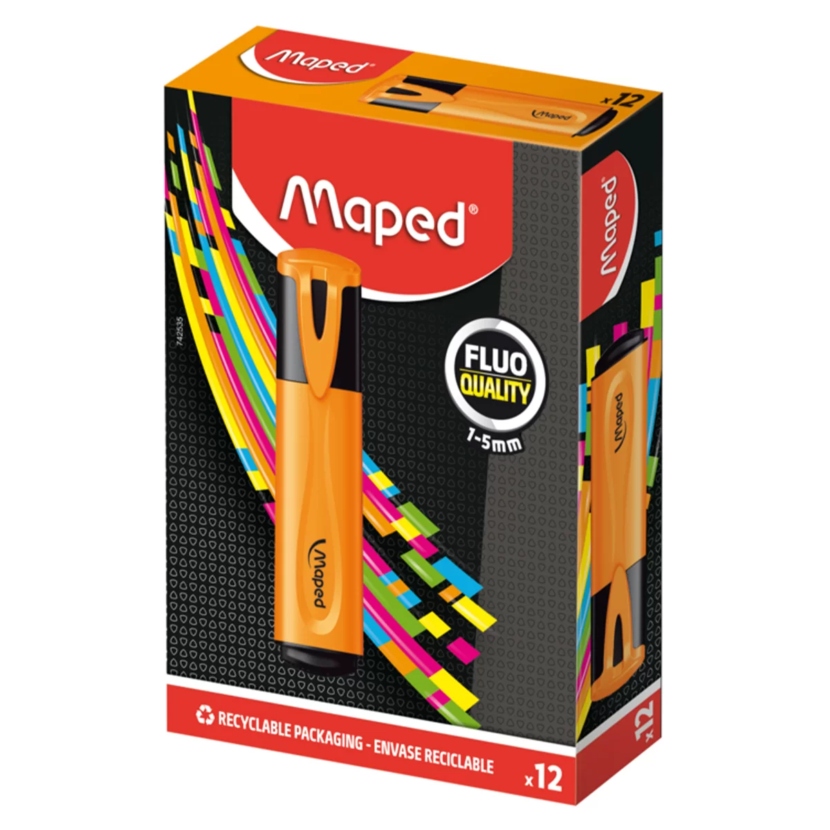Textmarker MAPED Classic, 1-5mm, oranj