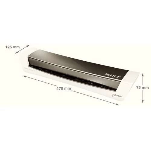 Laminator LEITZ iLam Home Office, 80-125 mic, A3, alb