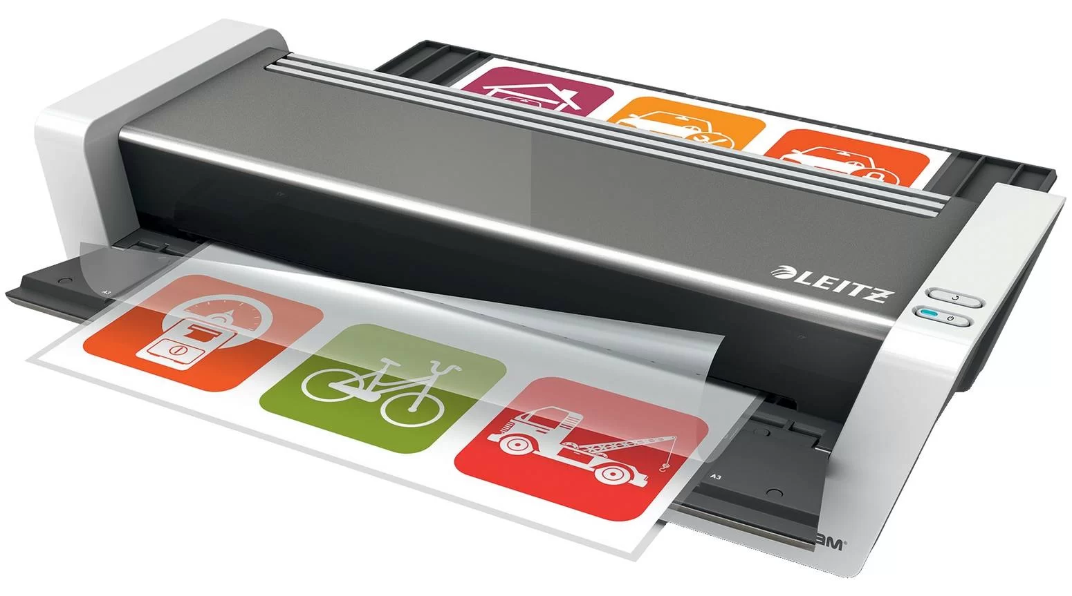 Laminator LEITZ iLam Touch, 80-250 microni, A3, argintiu