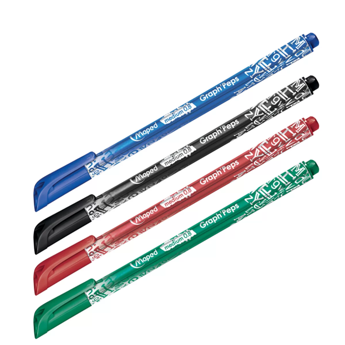 Liner MAPED Deco, 0.8mm, 4 culori, blister