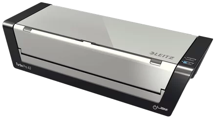 Laminator LEITZ iLam Turbo Pro, 80-250 mic, A3, argintiu
