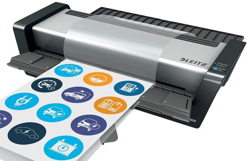 Laminator LEITZ iLam Turbo Pro, 80-250 mic, A3, argintiu