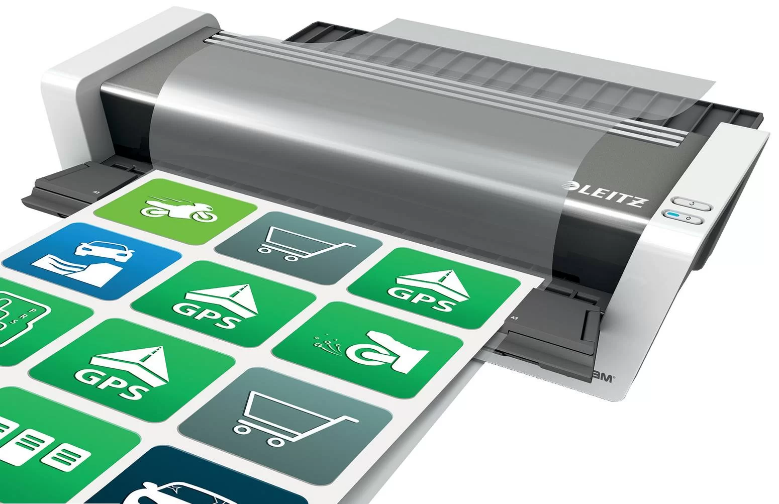 Laminator LEITZ iLam Turbo S, 80-250 mic, A3, antracit