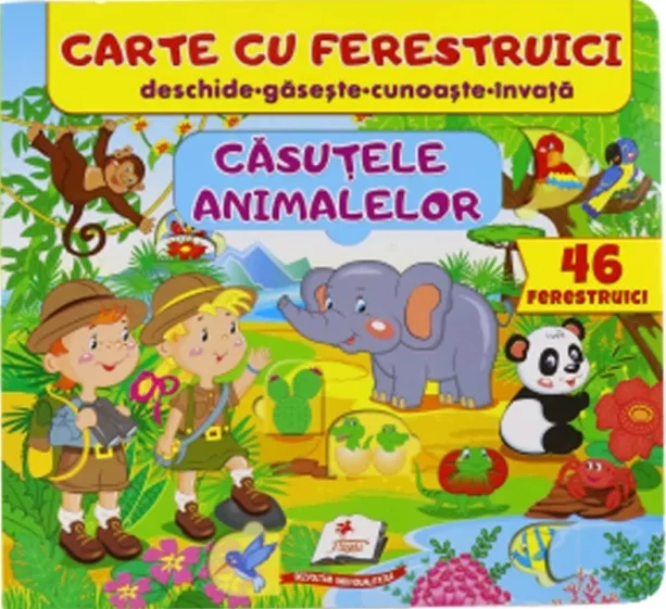 Cartea cu ferestruici Casutele animalellor
