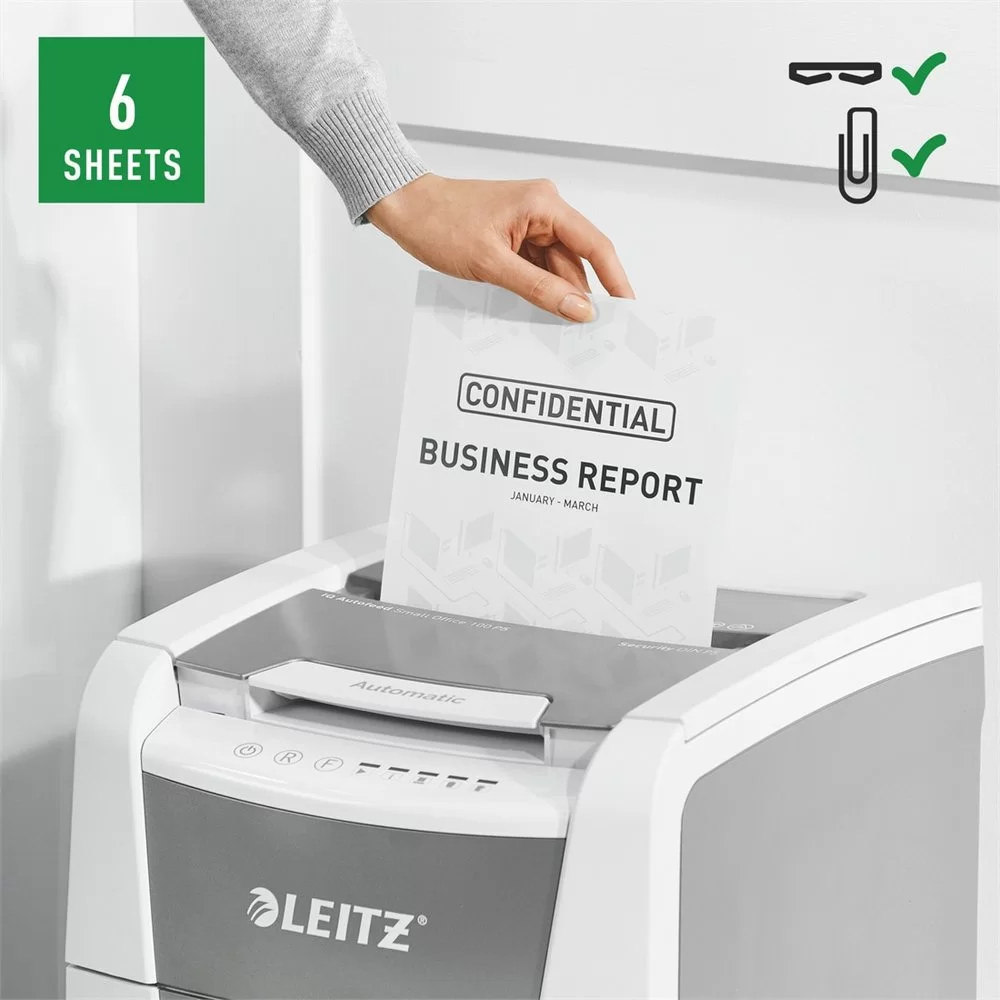 Distrugator LEITZ Auto 100 P5, 6-100foi, 34l Micro Cut