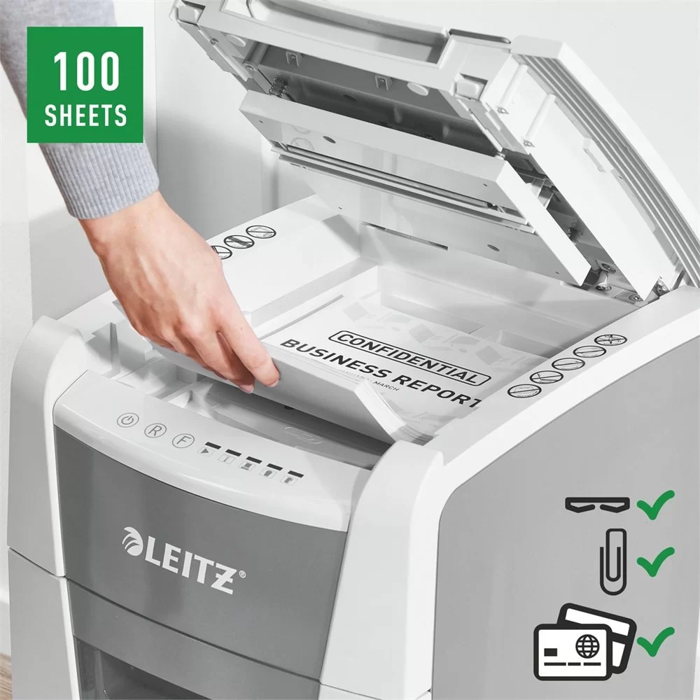 Distrugator LEITZ Auto 100 P5, 6-100foi, 34l Micro Cut