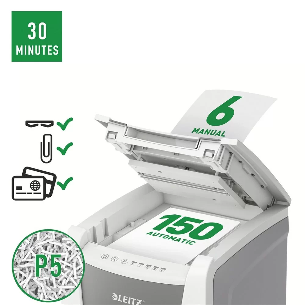 Distrugator LEITZ Auto 150 P5, 6-150foi, 44l Micro Cut