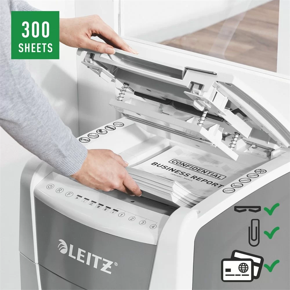 Distrugator LEITZ Auto 300 P4, 10-300foi, 60l Cross Cut