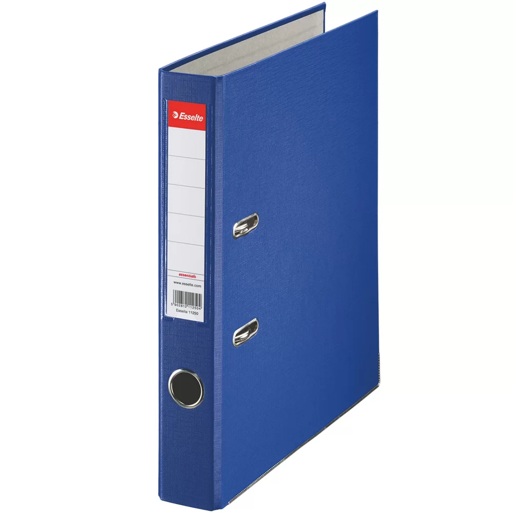 Biblioraft ESSELTE Economy A4, 50mm, PP, albastru