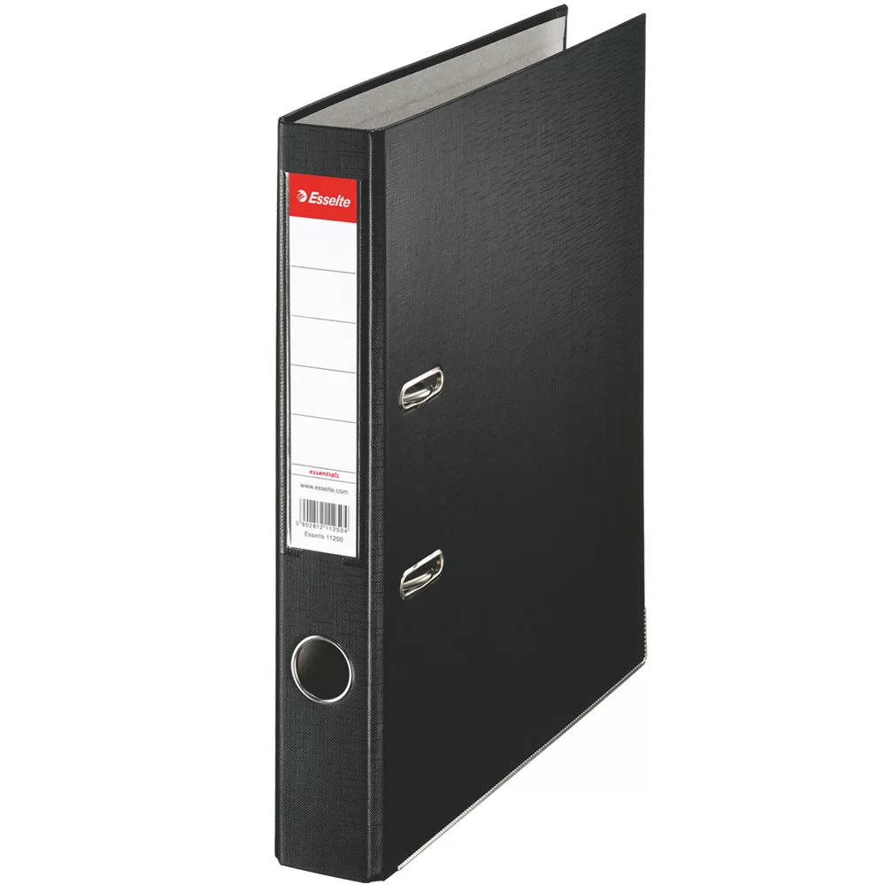 Biblioraft ESSELTE Economy A4, 50mm, PP, negru