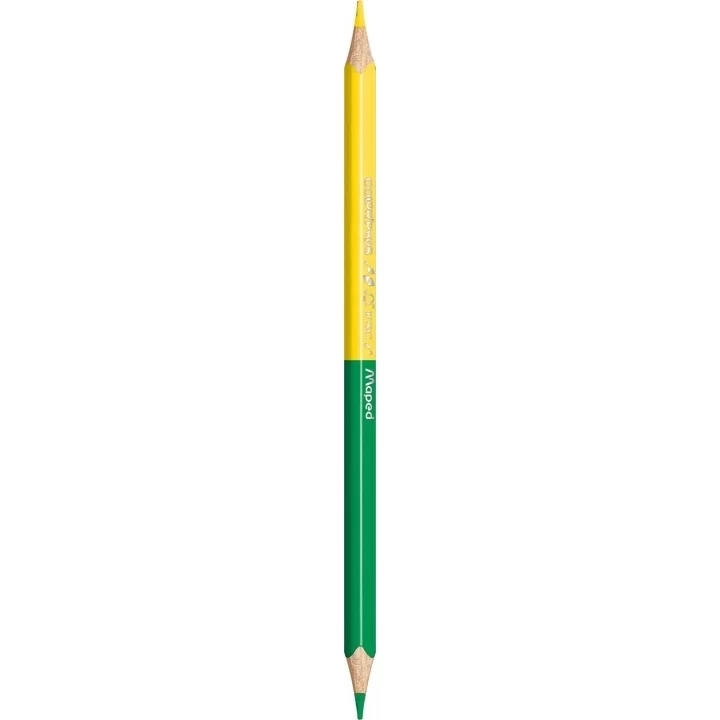 Карандаши цветные MAPED DUO, 12 штук - 24 цвета
