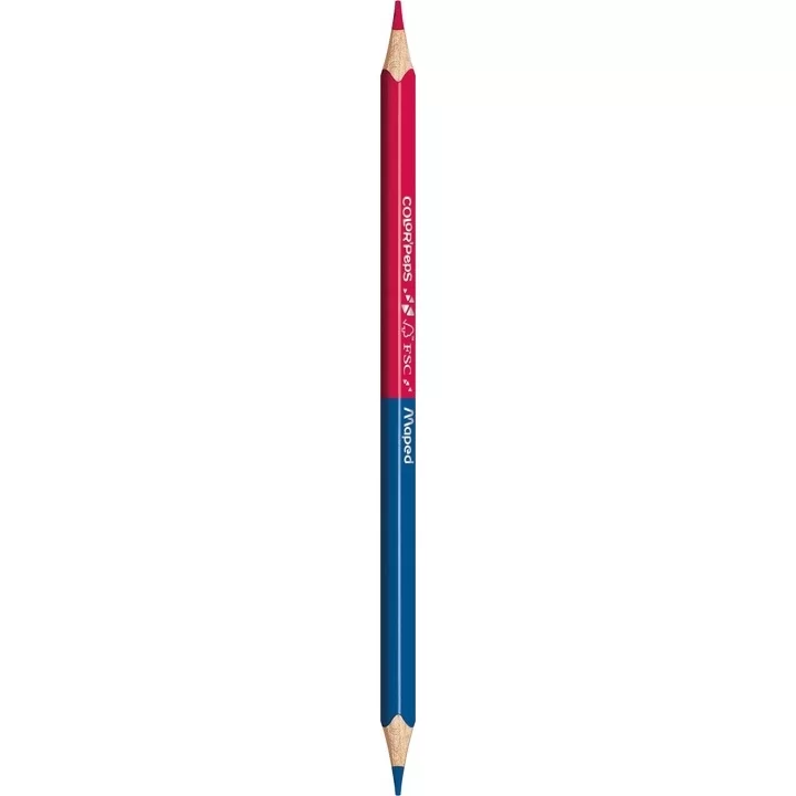 Карандаши цветные MAPED DUO, 12 штук - 24 цвета
