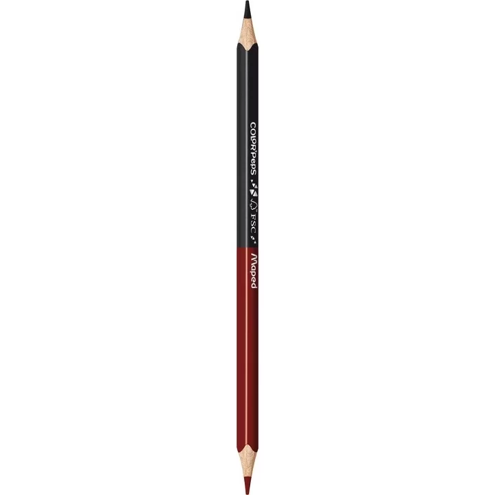 Карандаши цветные MAPED DUO, 12 штук - 24 цвета