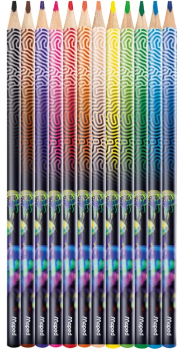 Creioane colorate MAPED Deepsea Paradise, 12 culori