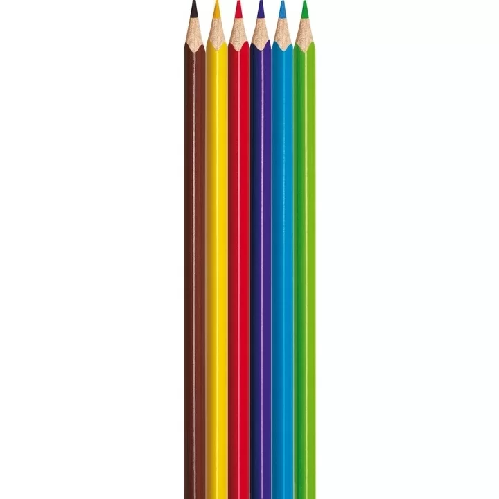 Creioane colorate MAPED Star, 6 culori