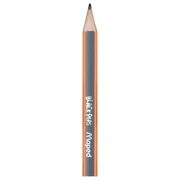 Creioane colorate MAPED, 12 culori + penar din plastic