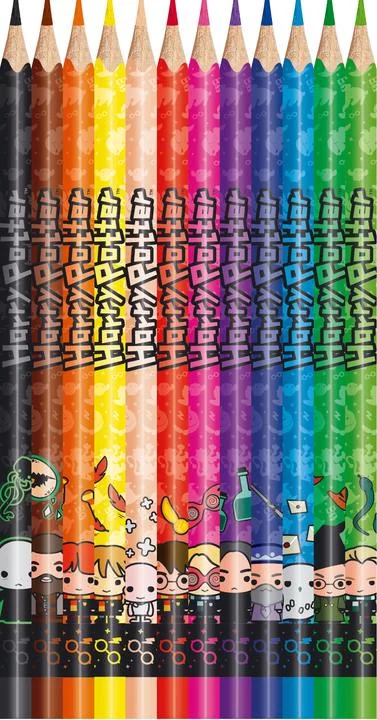 Creioane colorate MAPED Harry Potter, 12 culori