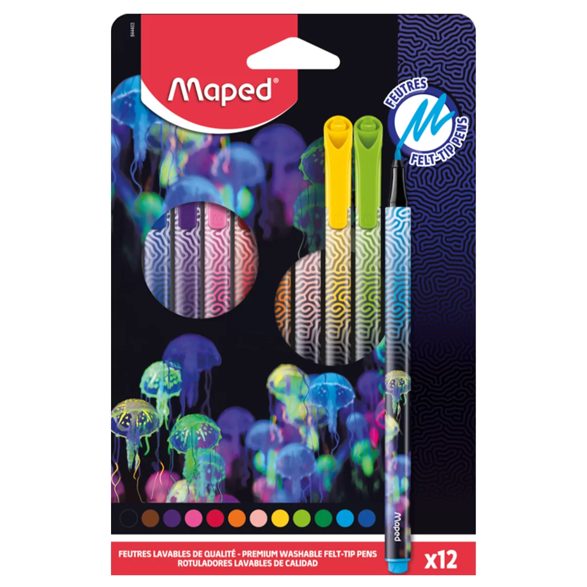Liner MAPED Deepsea Paradise, 0.8 mm, 12 culori