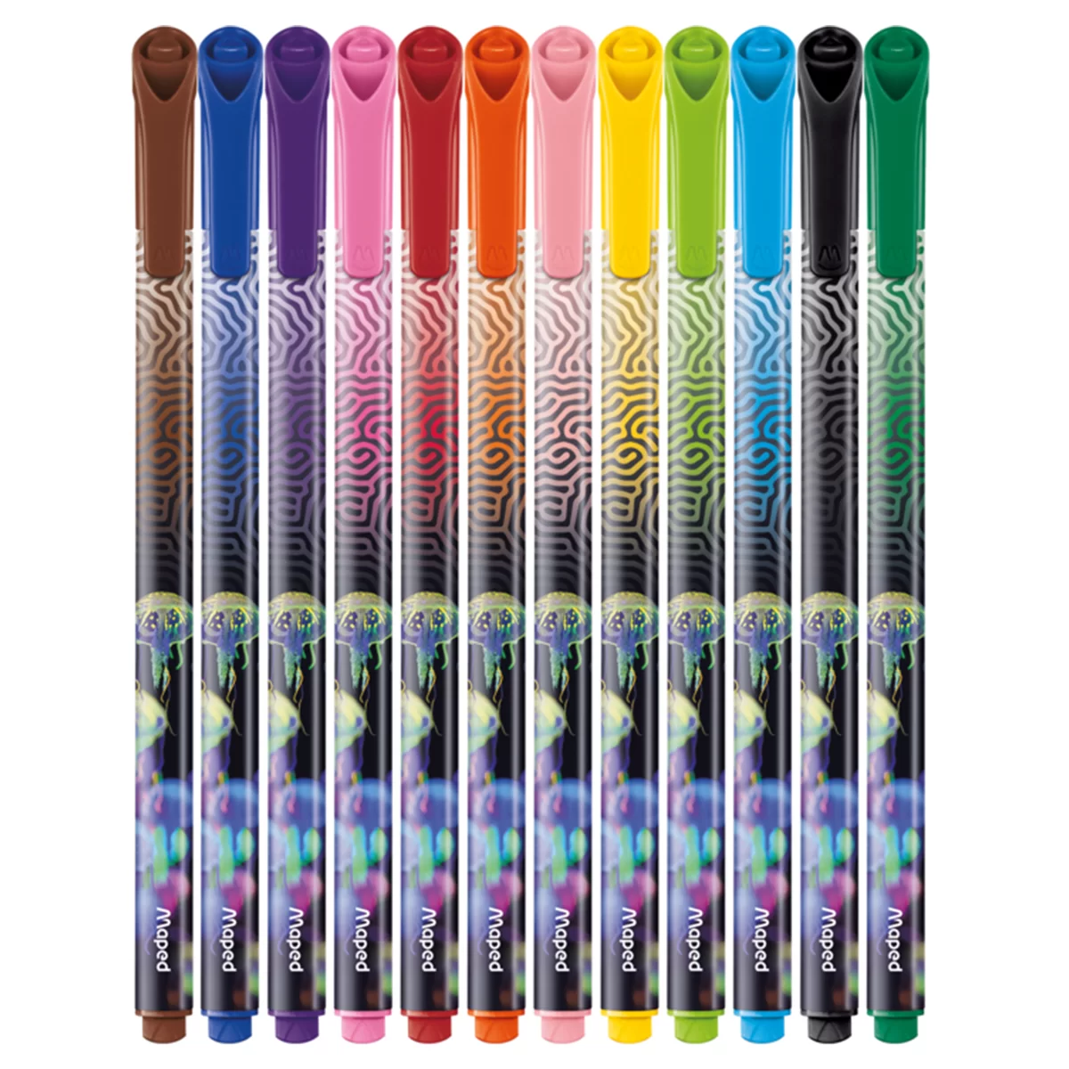 Liner MAPED Deepsea Paradise, 0.8 mm, 12 culori