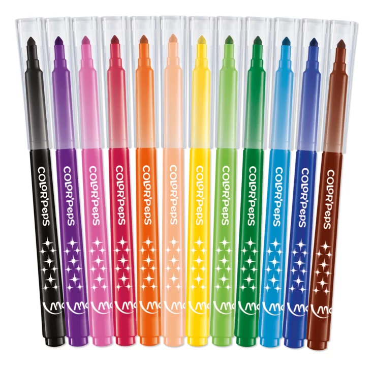 Carioci MAPED Long Life, 12 culori