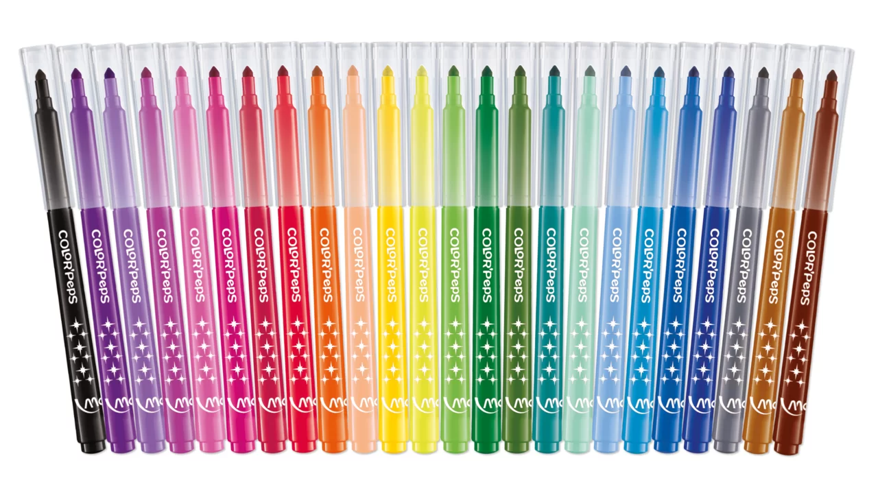 Carioci MAPED Long Life, 24 culori