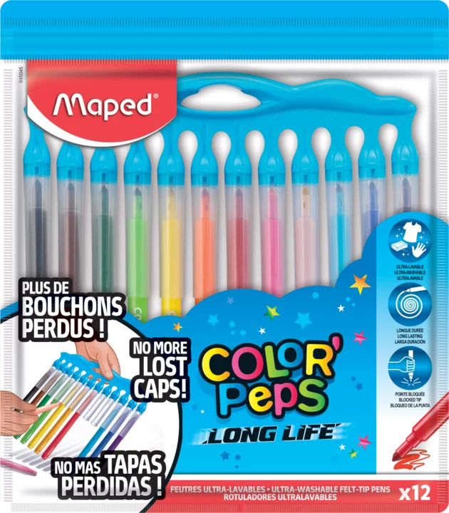 Carioci MAPED Long Life Innovation, 12 culori