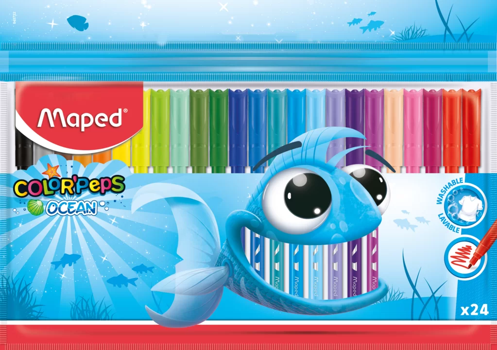 Carioci MAPED Ocean, 24 culori