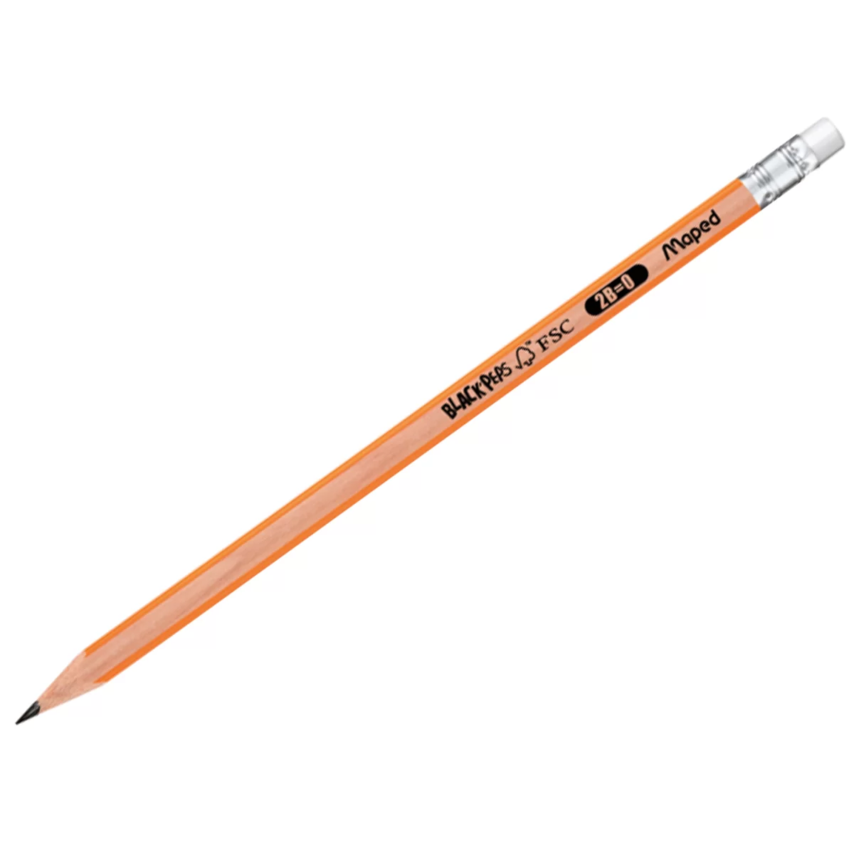 Creion simplu MAPED, cu radiera, 2B
