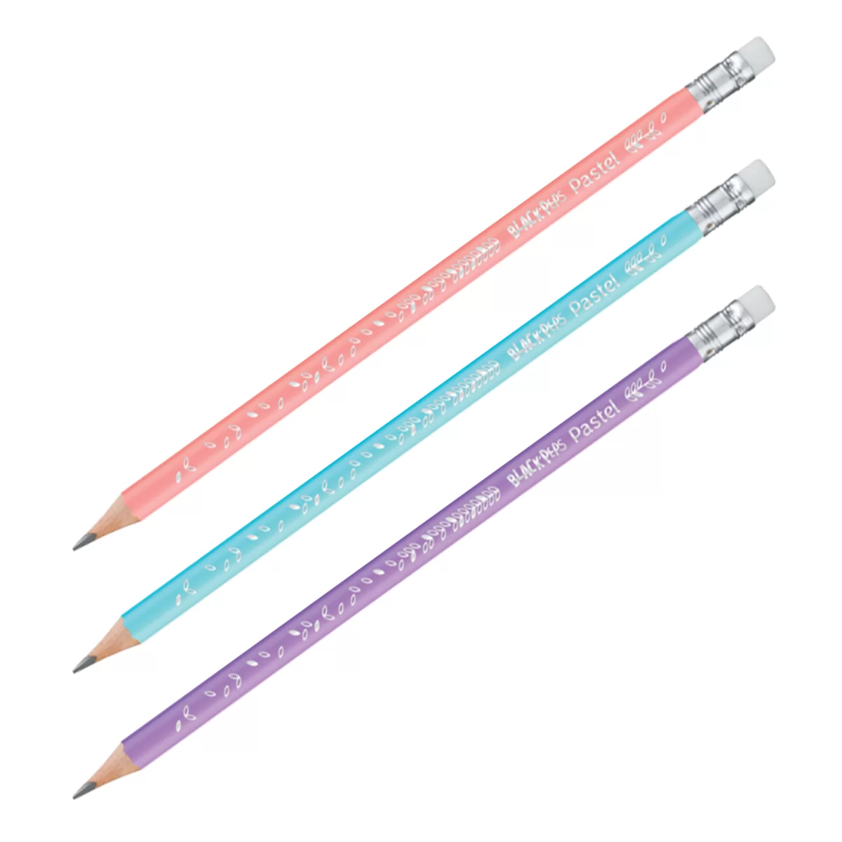 Creion simplu MAPED Pastel, cu radiera, HB