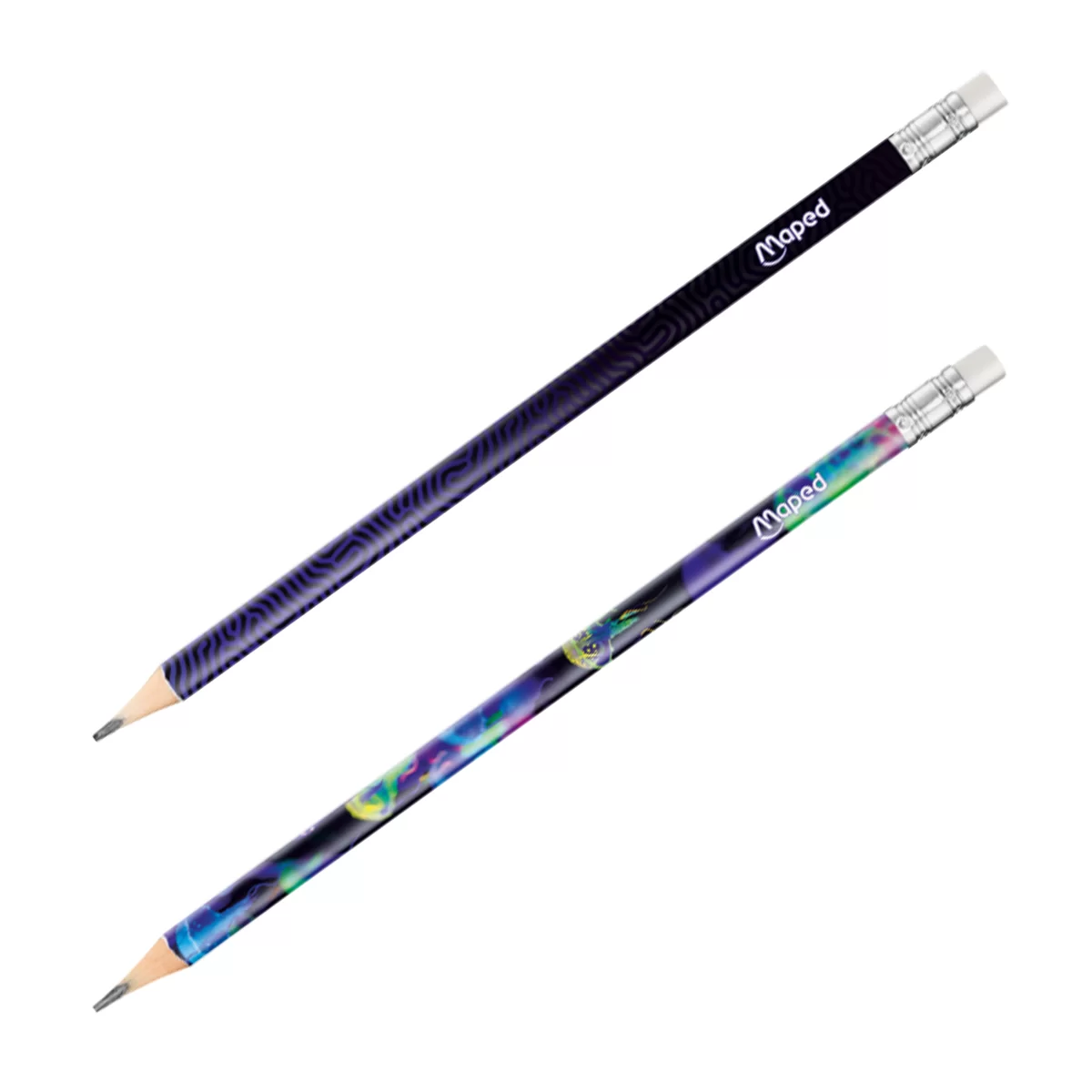 Creion simplu MAPED Deepsea Paradise, cu radiera, HB