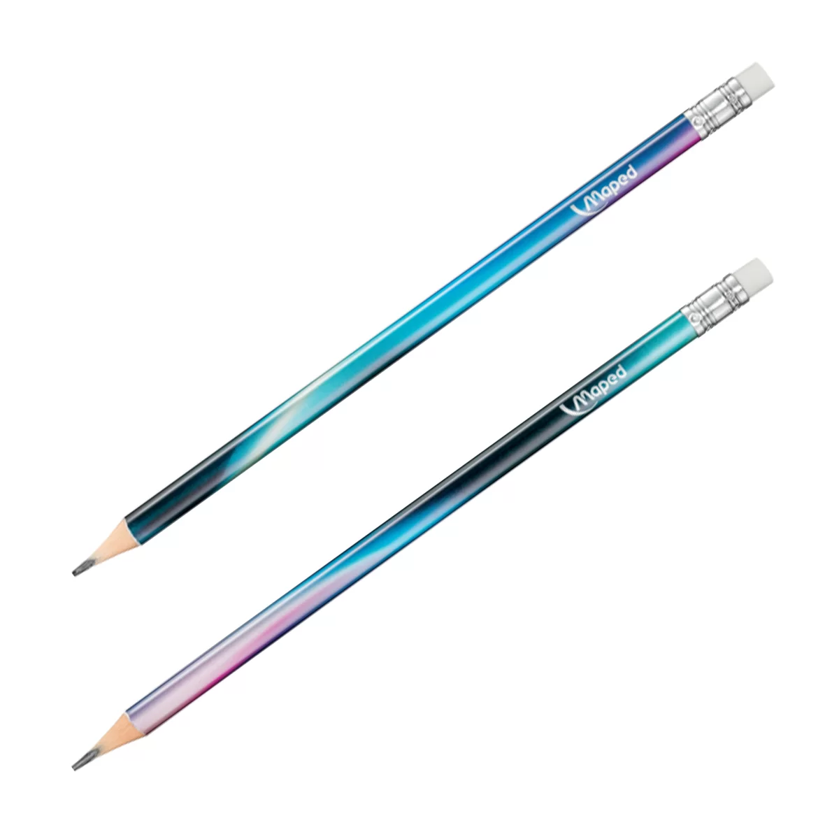 Creion simplu MAPED Nightfall, cu radiera, HB