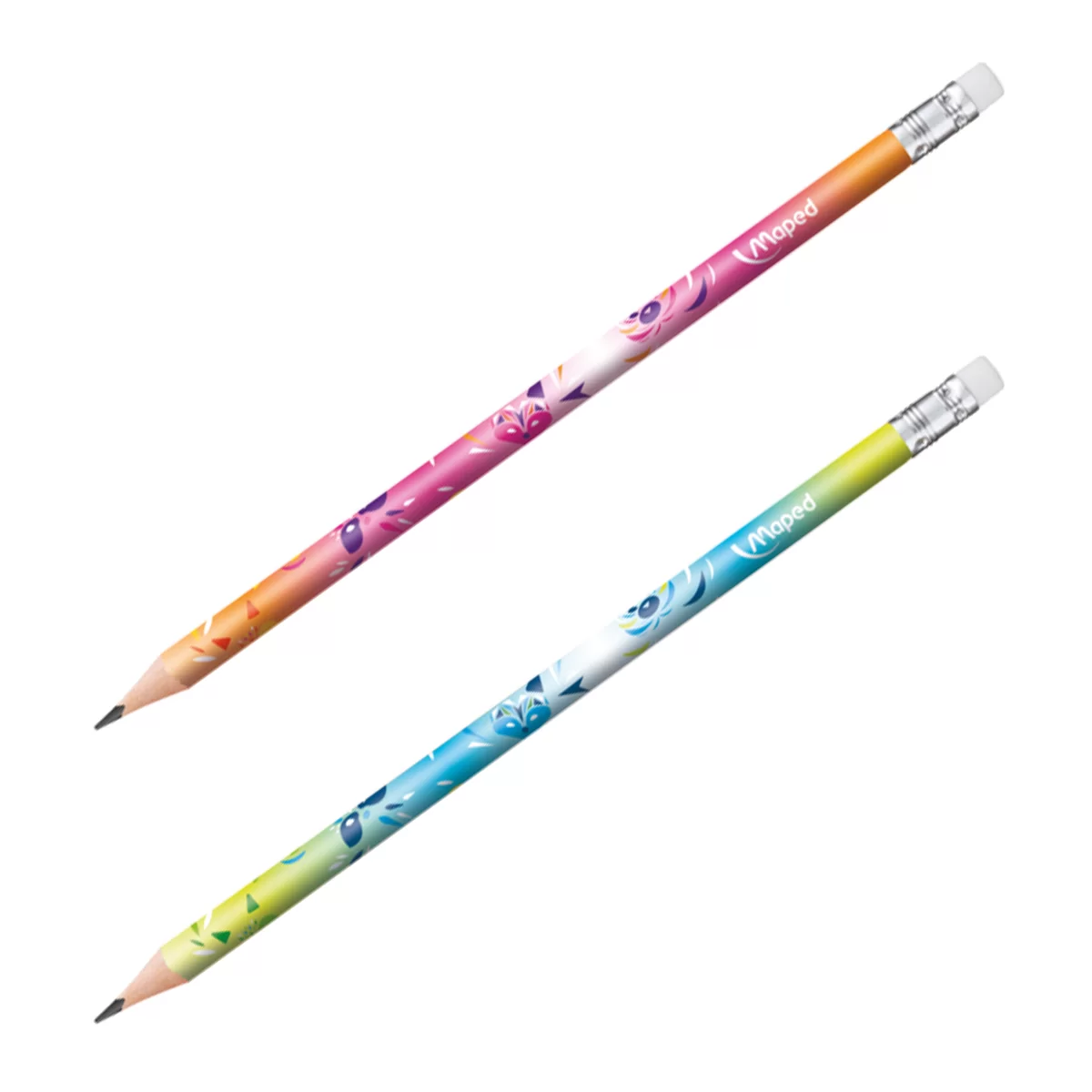 Creion simplu MAPED Mini Cute, cu radiera, HB