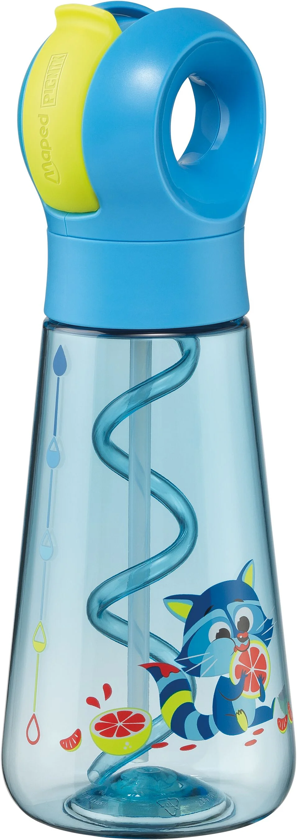 Sticla MAPED Miniz Raton, 500 ml, albastra