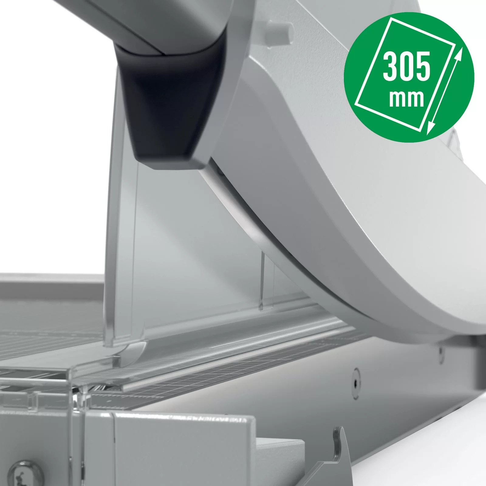 Ghilotina LEITZ Home Precision, A4, 8 foi, gri