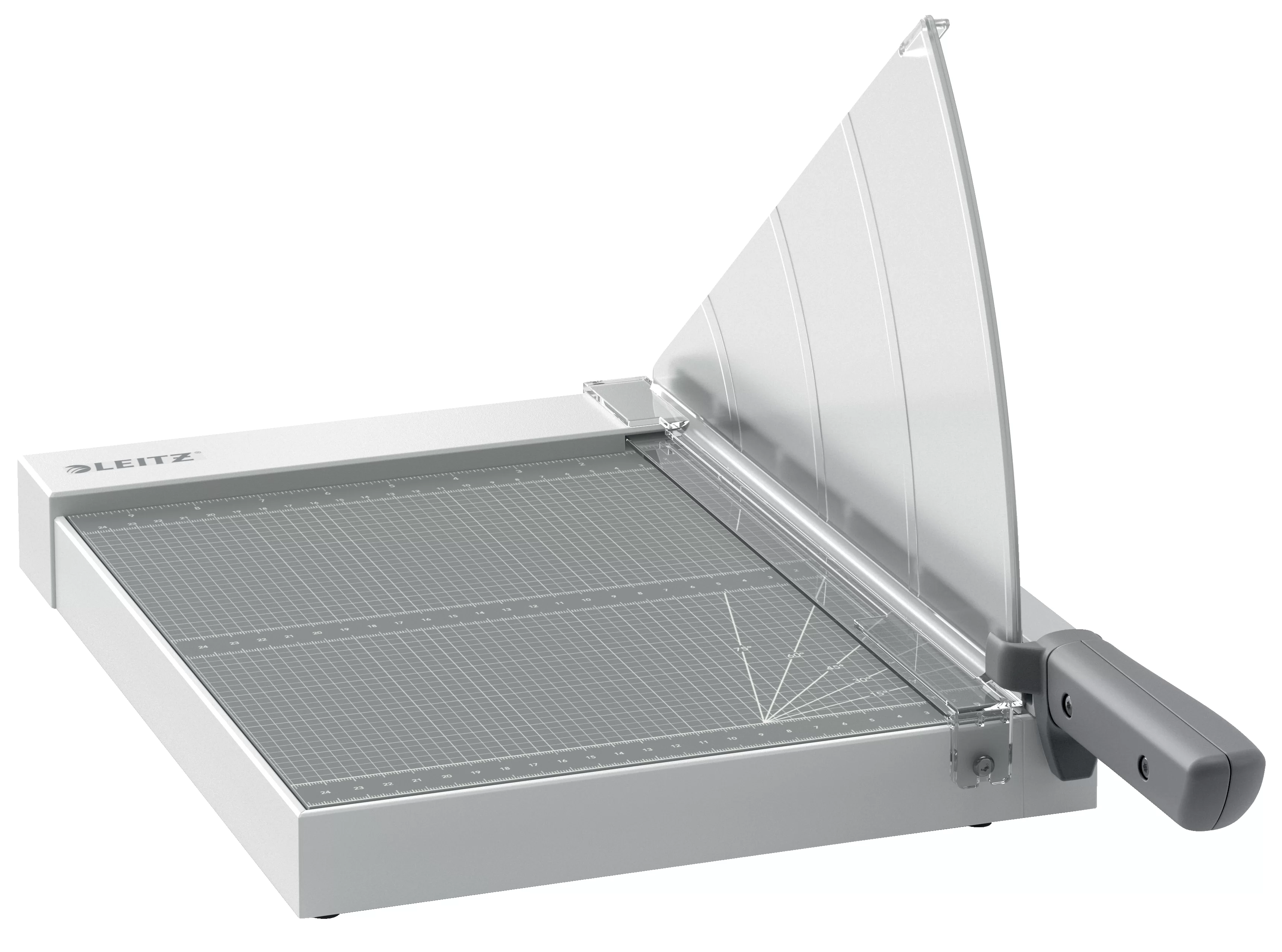 Ghilotina LEITZ Home Office Precision, A4, 10 foi, gri