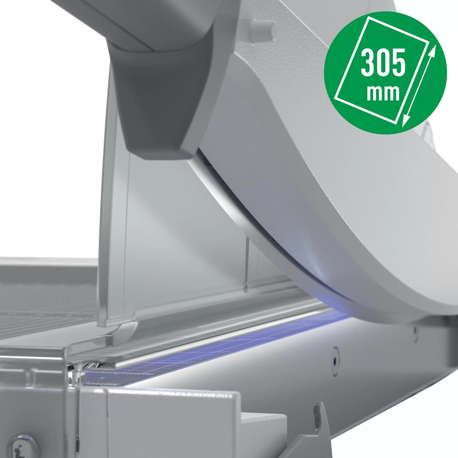 Ghilotina LEITZ Home Office Precision, A4, 10 foi, gri