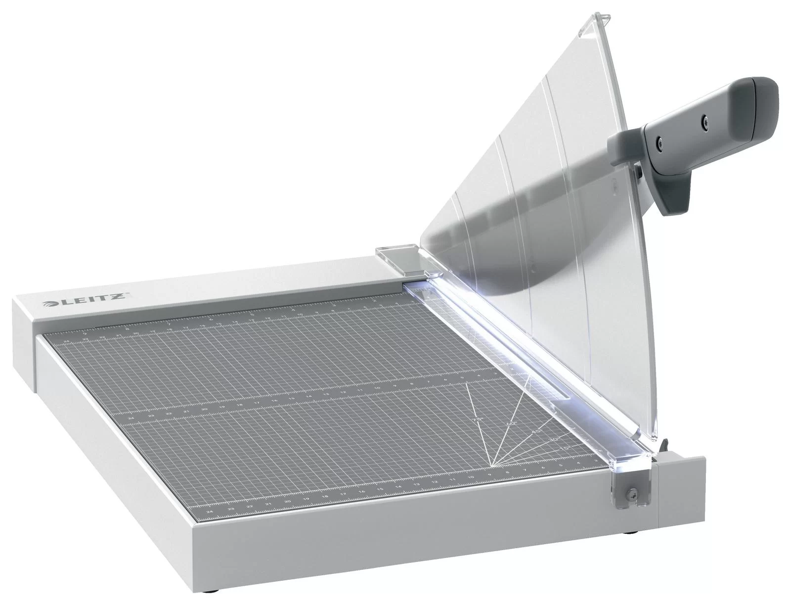 Ghilotina LEITZ Home Office Precision, A4, 10 foi, gri