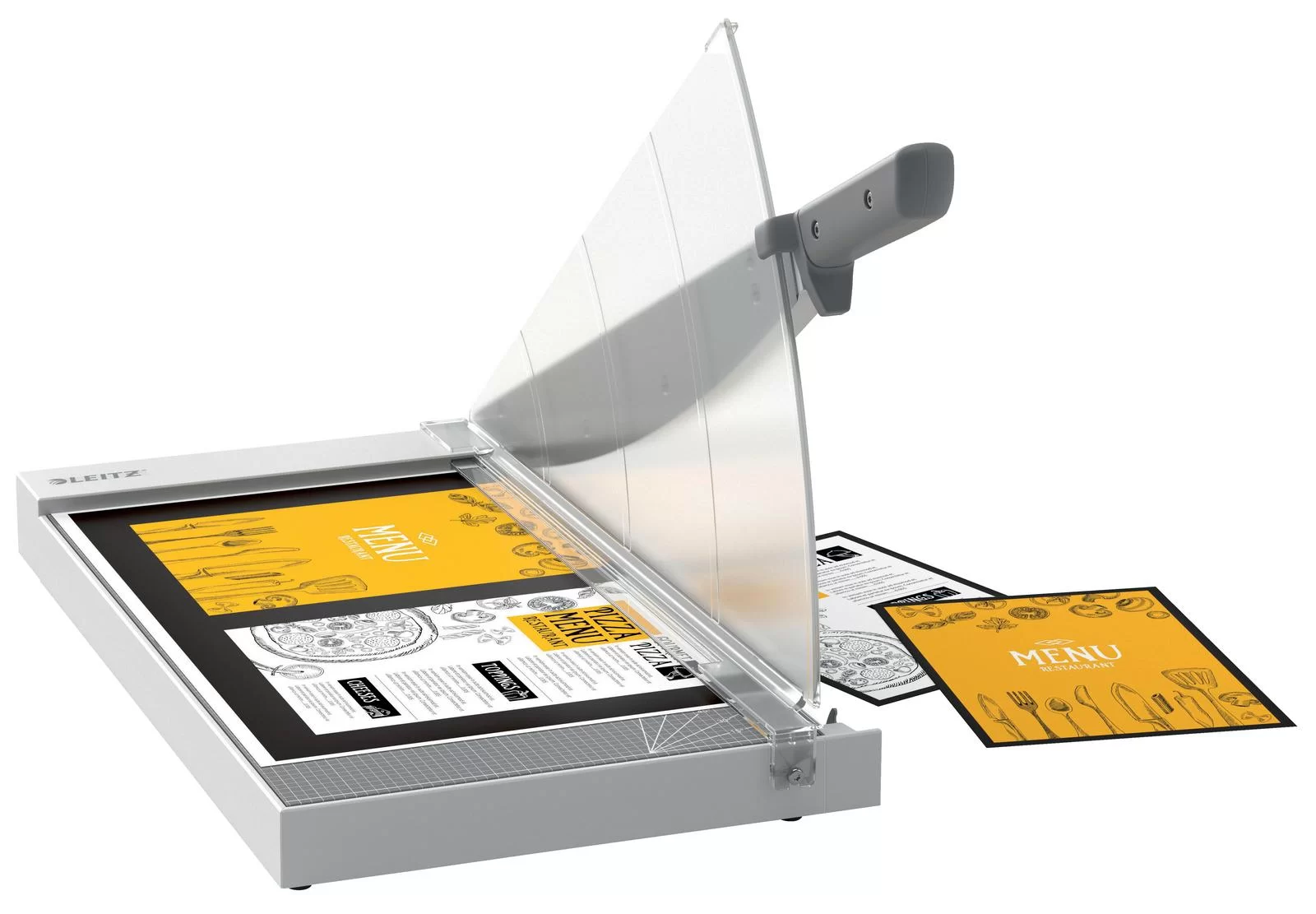 Ghilotina LEITZ Home Office Precision, A3, 10 foi, gri