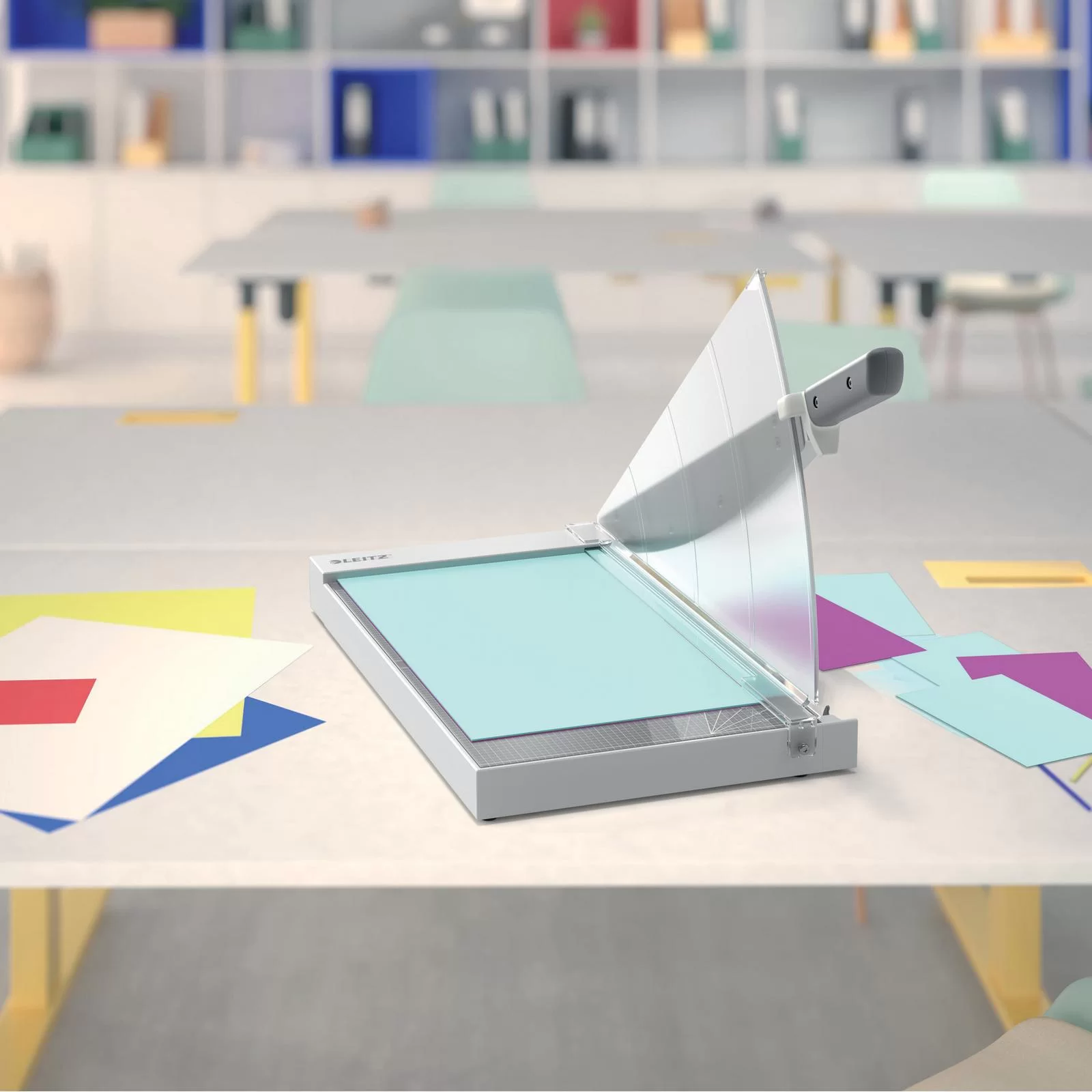 Ghilotina LEITZ Office Precision, A3, 15 foi, gri