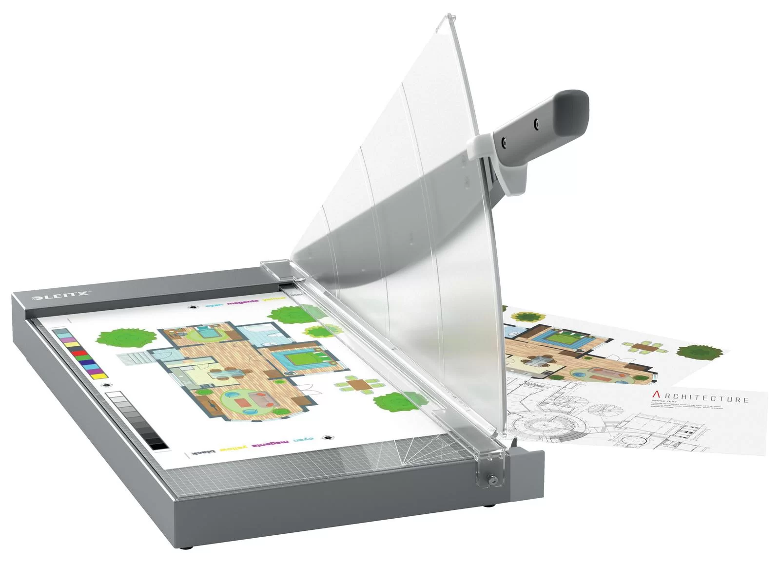 Ghilotina LEITZ Office Precision, A3, 25 foi, gri