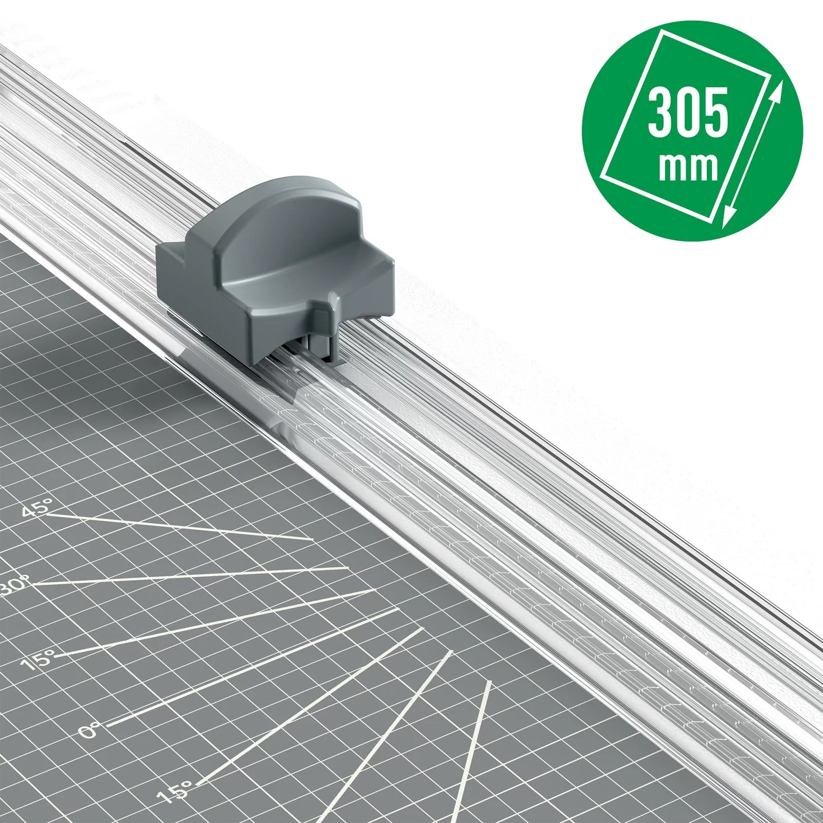 Trimmer LEITZ Home Precision, A4, 8 foi, gri