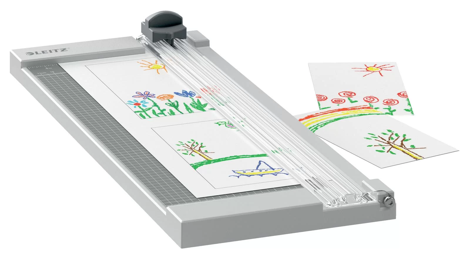 Trimmer LEITZ Home Precision, A4, 8 foi, gri