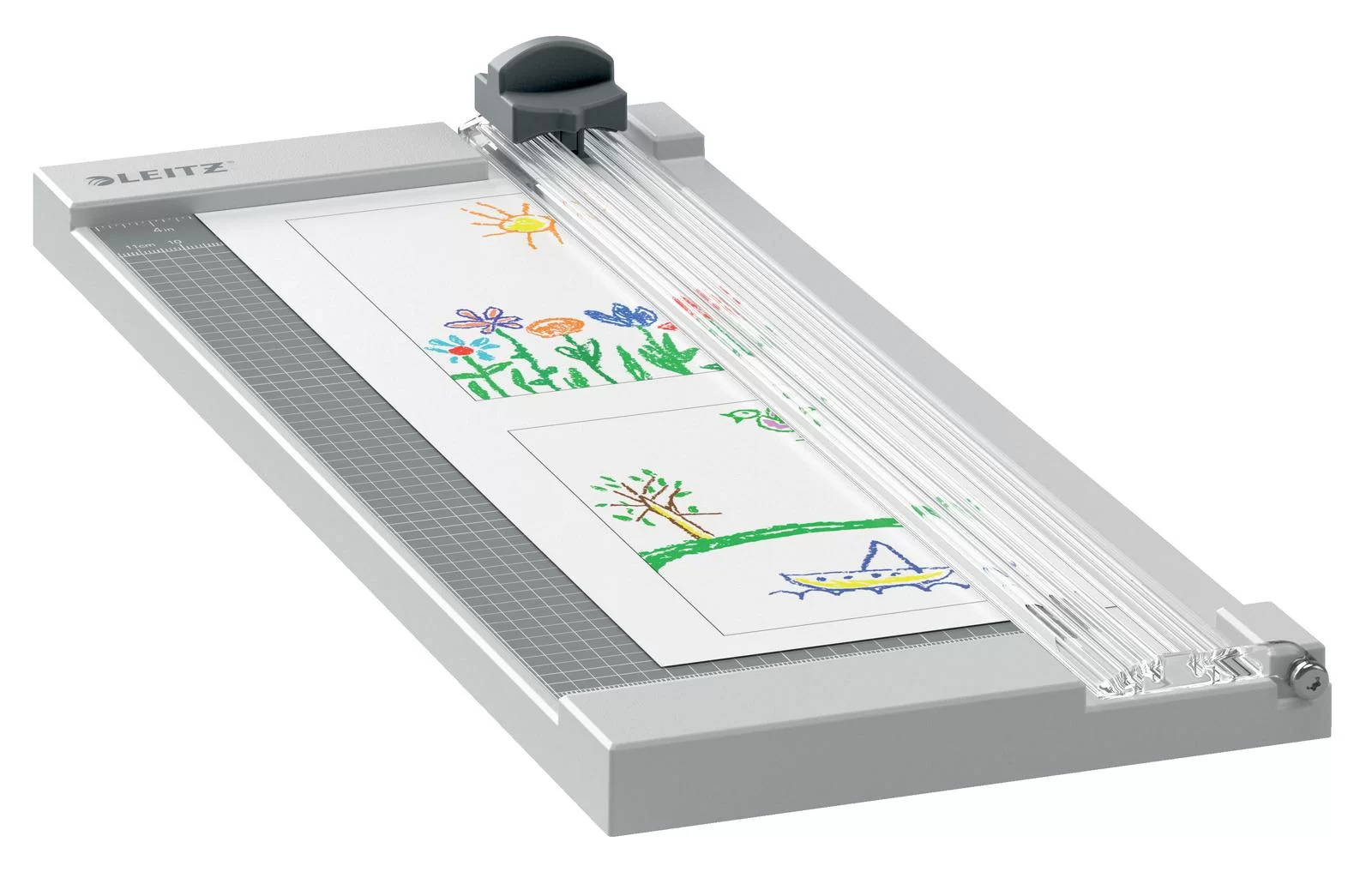 Trimmer LEITZ Home Precision, A4, 8 foi, gri